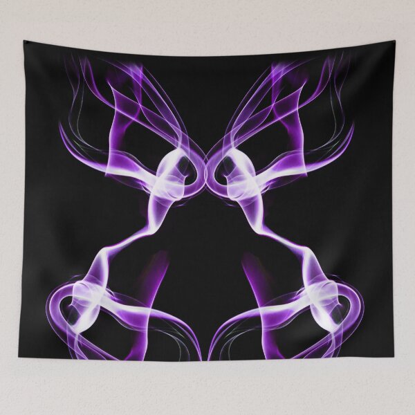 Item preview, Diseño abstracto de cabeza de hormiga con arte de humo (morado) designed and sold by AvonPerception.
