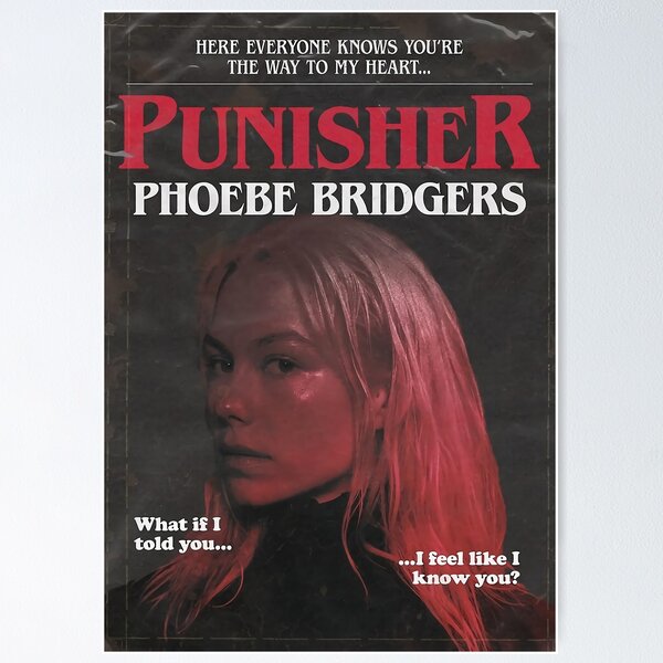 Artikel-Vorschau von Punisher von Phoebe Bridgers But It's a 1980s Stephen King Novel Poster, designt und verkauft von Common Lamia.