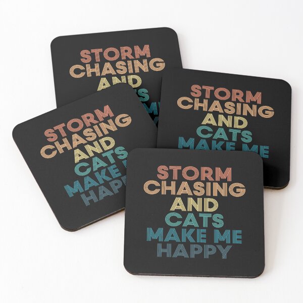 Item preview, Storm Chasing And Cats Make Me Happy designed and sold by kindxinn.