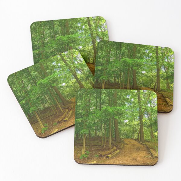 Item preview, Árboles verdes pacíficos - impresiones de los bosques designed and sold by Georgia Mizuleva.