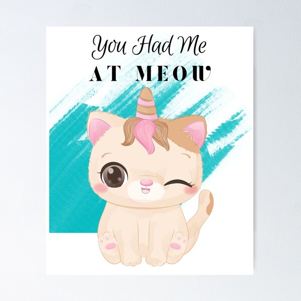 PET ME - Cute Wink Unicorn' Sticker