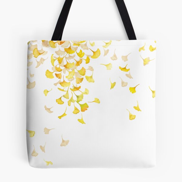 Artikelvorschau, Goldener Ginkgo - Weiß Minimal entworfen und verkauft von Turdus-Merula.
