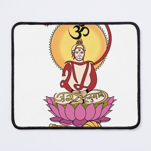 Item preview, Hanuman Ram Caligraphy Artwork designed and sold by marutigram.