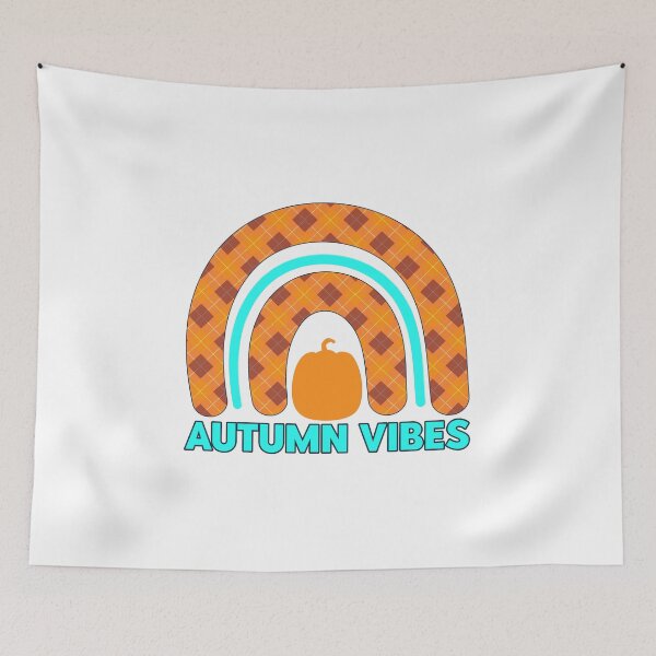 Item preview, Autumn Vibes Rainbow and Pumpkin designed and sold by zachandjackson.