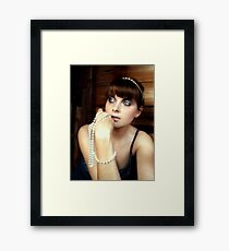 Pearls Framed Print