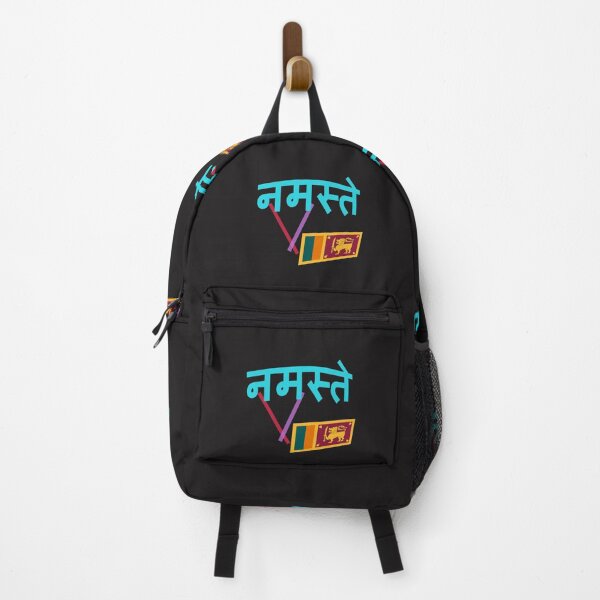 Item preview, नमस्ते Namaste (hello in Hindi) With Sri Lanka Flag designed and sold by lobodelnoir.