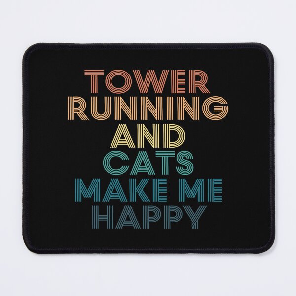 Item preview, Tower running And Cats Make Me Happy designed and sold by kindxinn.