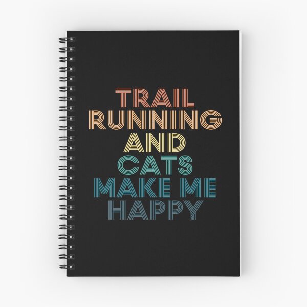 Item preview, Trail running y los gatos me hacen feliz designed and sold by kindxinn.