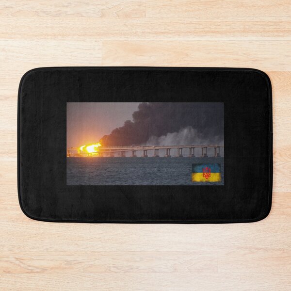 Item preview, Crimea's Kerch Bridge Stamp Crimea Bridge Peninsula Ukraine designed and sold by daniellsleeth07.