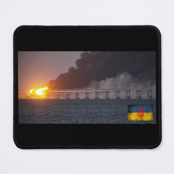 Item preview, Crimea's Kerch Bridge Stamp Crimea Bridge Peninsula Ukraine designed and sold by daniellsleeth07.