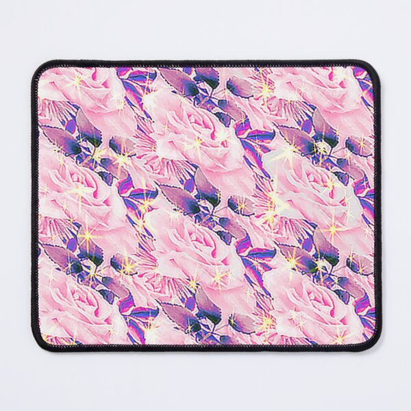 Aperçu de l'œuvre Motif floral abstrait, fleurs aquarelles et design scintillant créée et vendue par BeInTouch.