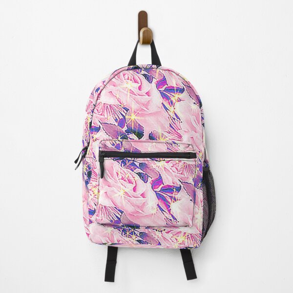 Item preview, Abstract floral pattern, watercolor flowers and glitter design designed and sold by BeInTouch.
