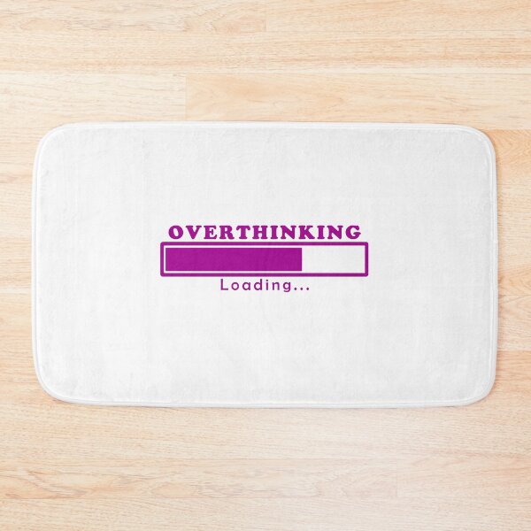 Item preview, Cute Funny Aesthetic Pink Overthinking Design designed and sold by Dr3amsInInk.