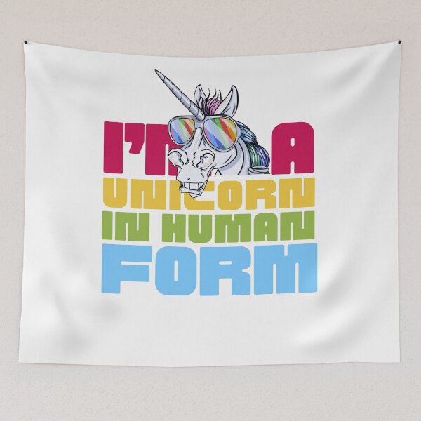Item preview, I’m a unicorn in human form  designed and sold by Martzart.