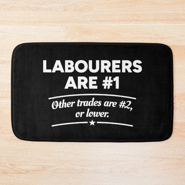 Item preview, Labourers are number 1. Other trades are number 2, or lower. designed and sold by redacteddesign.