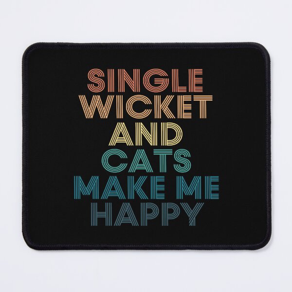 Item preview, Single wicket And Cats Make Me Happy designed and sold by kindxinn.