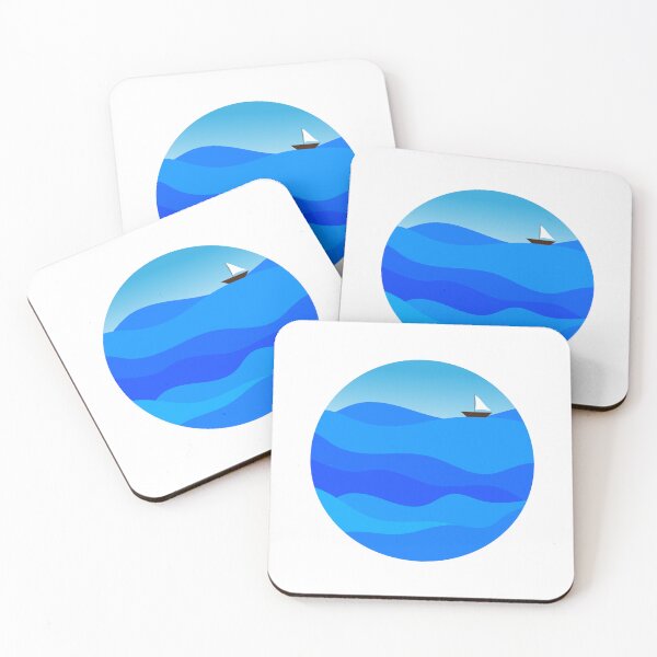 Item preview, Sea ​​Wave & Boat designed and sold by maarse.