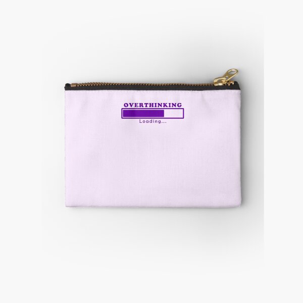 Item preview, Cute Funny Aesthetic Purple Overthinking Design designed and sold by Dr3amsInInk.
