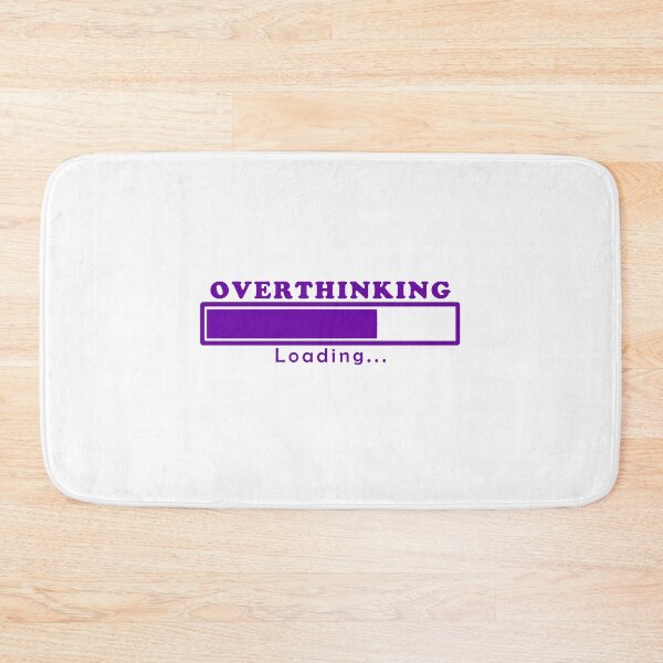Item preview, Cute Funny Aesthetic Purple Overthinking Design designed and sold by Dr3amsInInk.