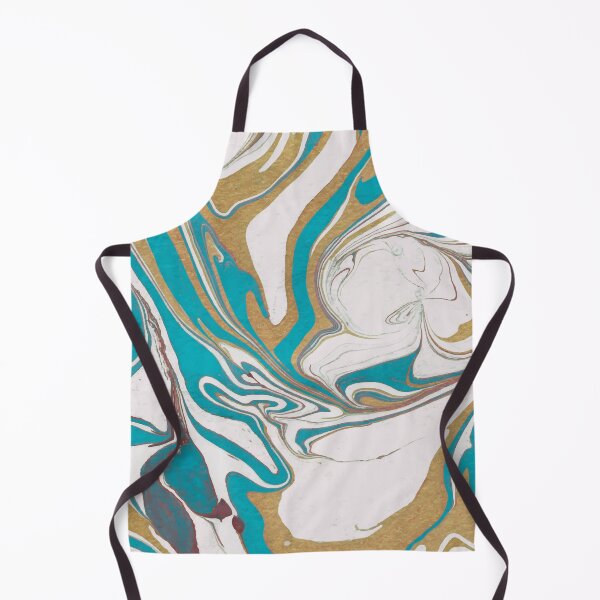 Item preview, Marble blue & gold glitter mixed inks decor designed and sold by silvatropical.