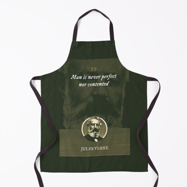 Item preview, Jules Verne - Man is never perfect nor contented designed and sold by Syahrasi.