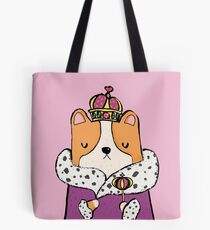 Queen Corgi Tote Bag