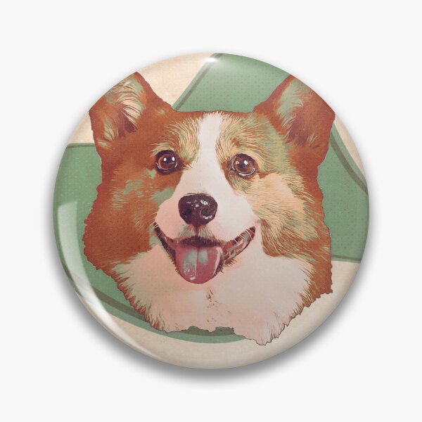 Item preview, Pembroke Welsh Corgi Retro Poster designed and sold by werdantem.