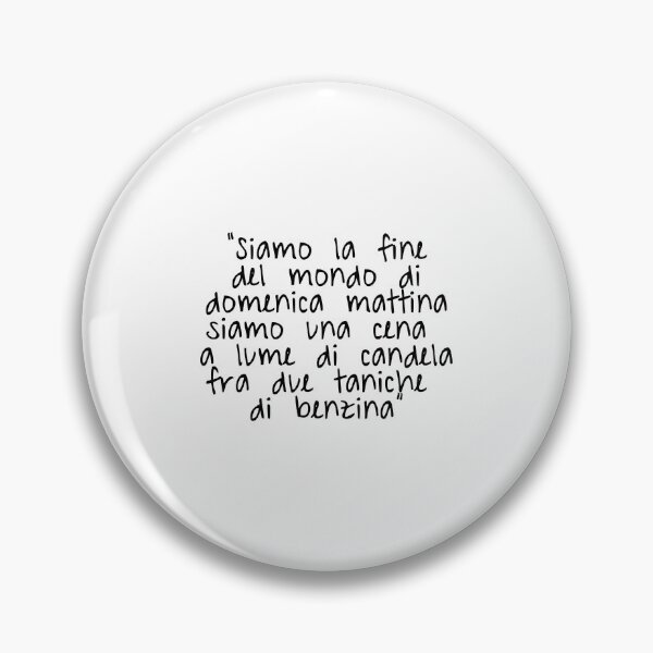 Item preview, pinguini tattici nucleari - Verdura - Siamo la fine del mondo- citazione frasi canzone   designed and sold by fuffu.
