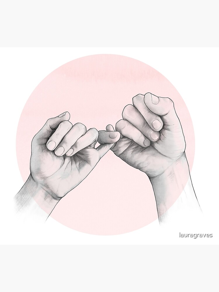 pinky swear // hand study by lauragraves