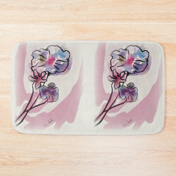 Item preview, Three Flowers on White and Pink designed and sold by designs-by-ann.