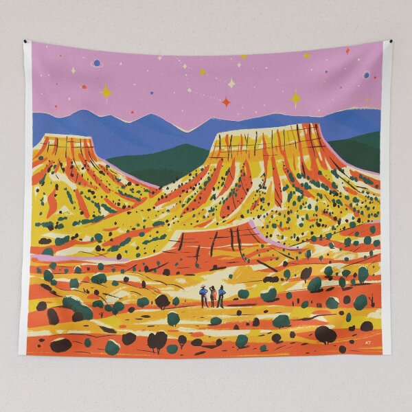 Item preview, Sky Mountain In Santa Fe Fest - Psychedelic Gig Canvas Travel designed and sold by marcosmirck.