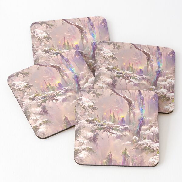 Item preview, Rose quartz Forest  designed and sold by manacosmicdance.