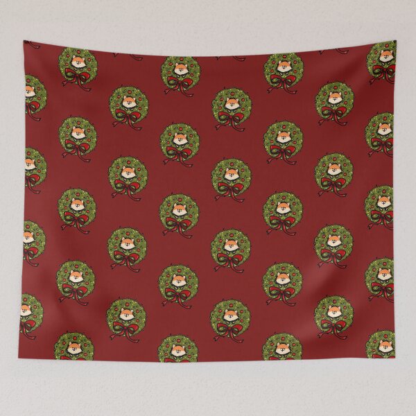 Item preview, Christmas Bush Shiba Inu designed and sold by fluffymafi.