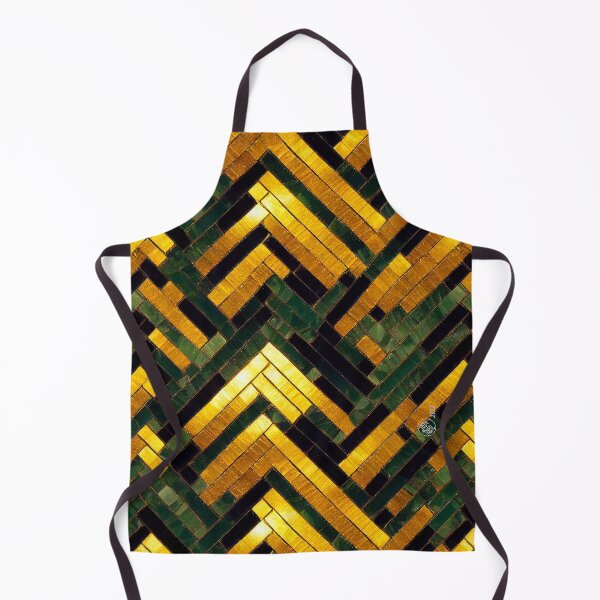 Item preview, Gold and Jade Mosaic Inlay - Seamless Pattern Design designed and sold by JediNeil.