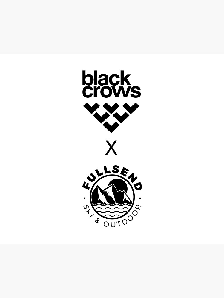 "Black Crows X Fullsend" Poster for Sale by DamianRBurgess Redbubble