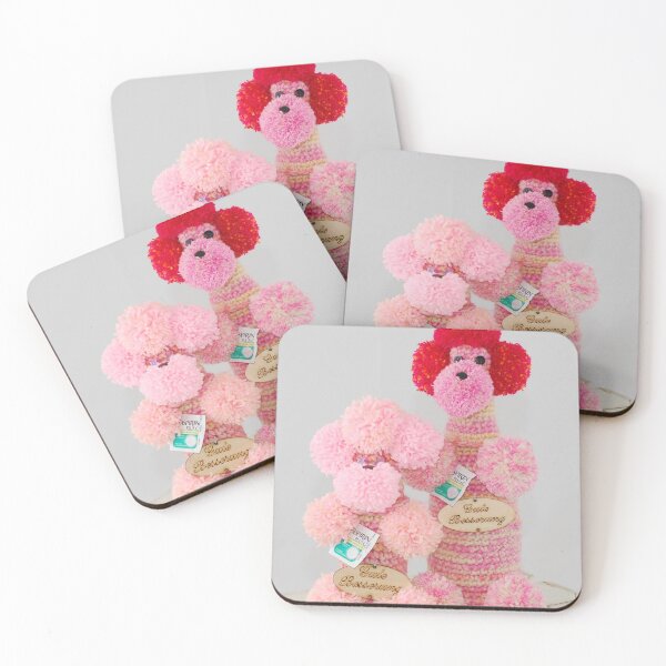 Item preview, Get well soon pink poodle greetings designed and sold by susannvoelske.