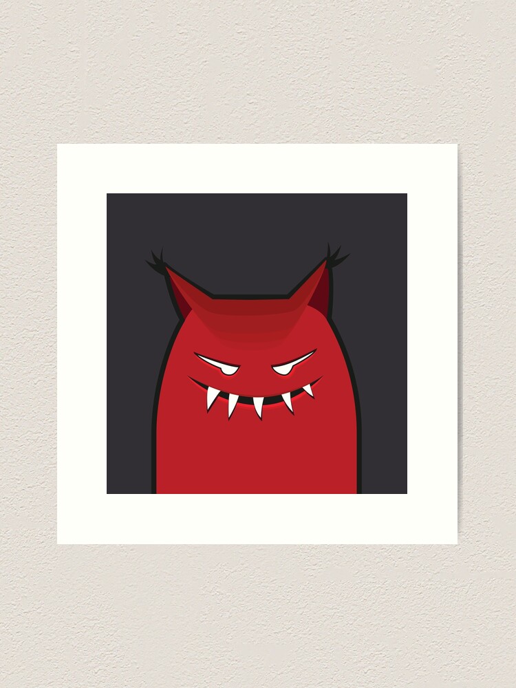 Big Mouth Vampire Fangs Evil Monsters Funny Gothic Sticker for Sale by  Boriana Giormova