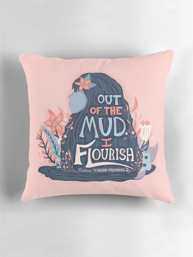Thumbnail 3 of 4, Pillow, Out Of the Mud designed and sold by Owlina-Art.