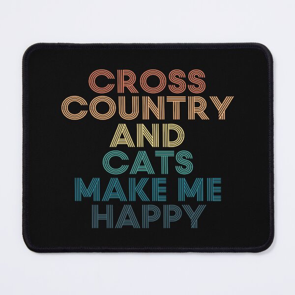 Item preview, Cross Country And Cats Make Me Happy designed and sold by kindxinn.