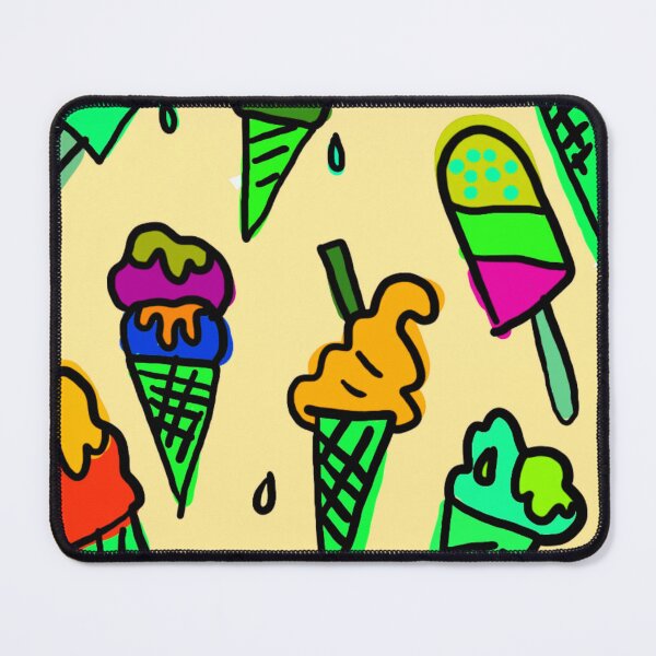 Item preview, Sketched Ice Cream Pattern designed and sold by TotallyRetroArt.