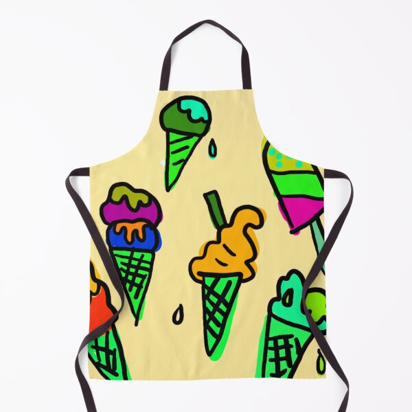 Item preview, Sketched Ice Cream Pattern designed and sold by TotallyRetroArt.