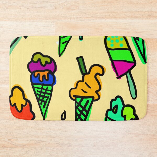 Item preview, Sketched Ice Cream Pattern designed and sold by TotallyRetroArt.