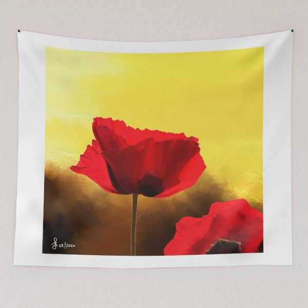 Item preview, poppies designed and sold by Saryetta.