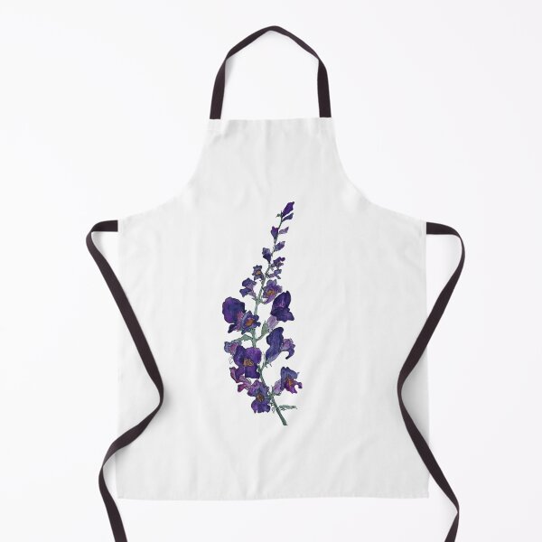 Item preview, Snapdragons graphite and watercolour designed and sold by theshedArt.