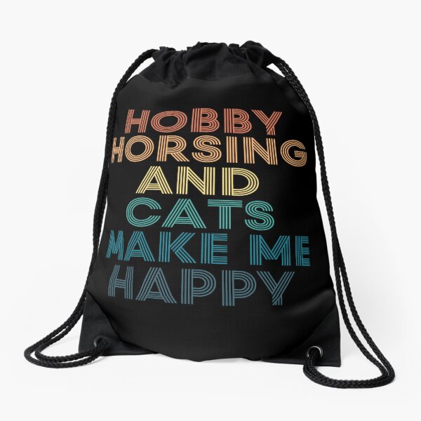 Item preview, Hobby horsing And Cats Make Me Happy designed and sold by kindxinn.
