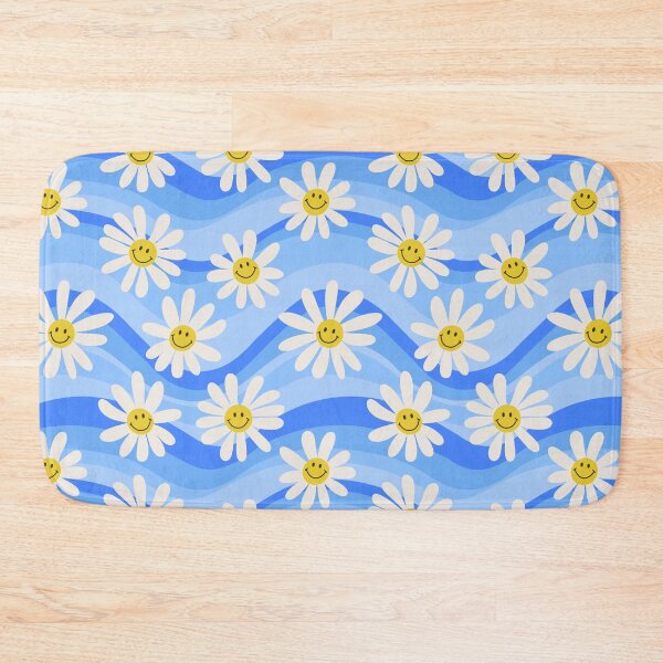 Item preview, Wavy Daisies - Blue designed and sold by Ayoub14.