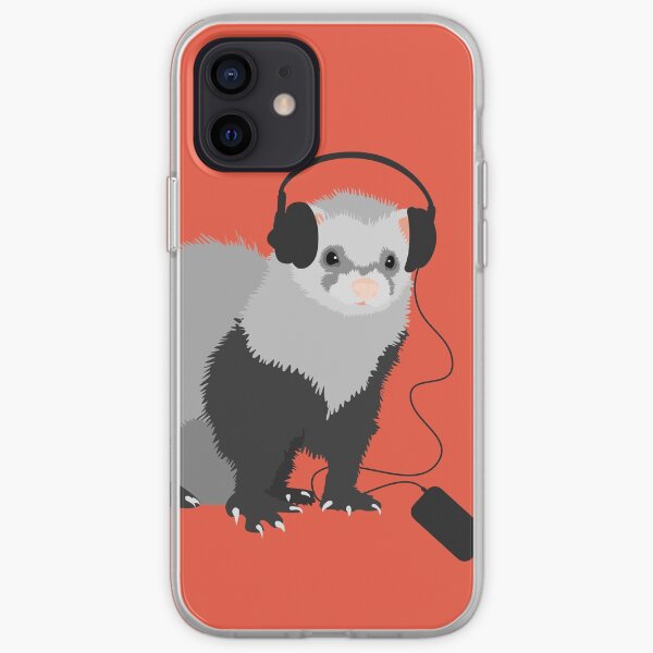Funny Musical Ferret iPhone Soft Case