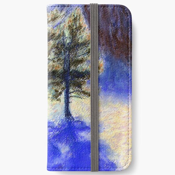 Three Pines. Snow in Virginia iPhone Wallet