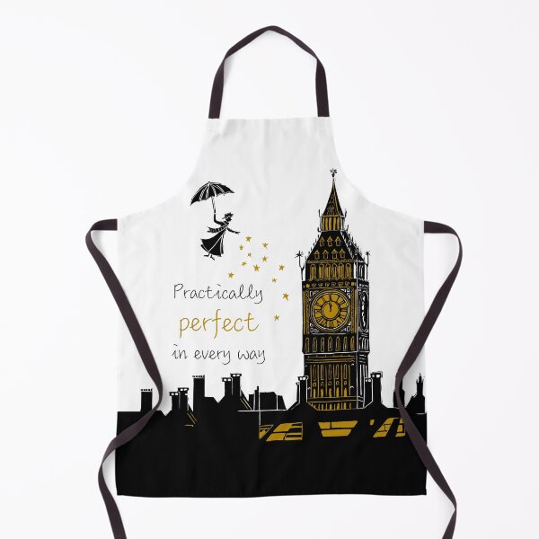 Item preview, Mary Poppins Practically Perfect in Every Way Linocut designed and sold by Maddy Bennett.