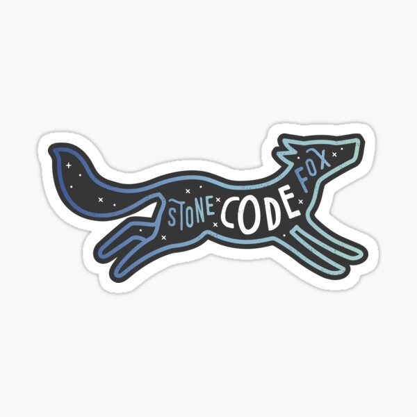 Item preview, Stone Code Fox - Programming designed and sold by blushingcrow.